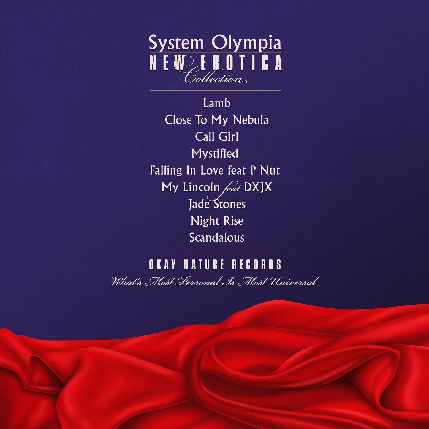 System Olympia - New Erotica Collection LP - First Press - Pearl Edition